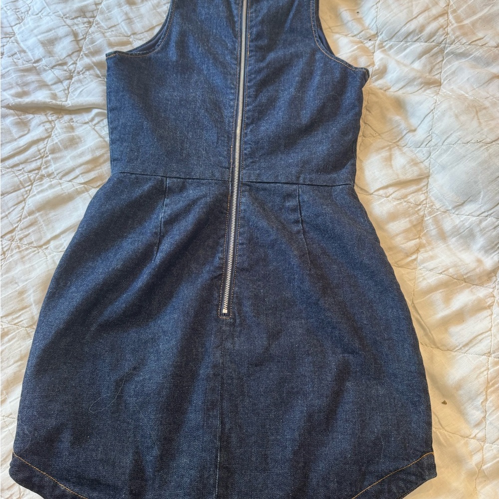 Amanda Uprichard Blue Mini Dress